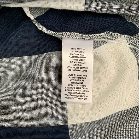 Asymmetrical ruffle sleeve spaghetti strap checkered top - Picture 5 of 5